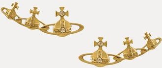 Vivienne Westwood Candy Earrings Gold Topaz Women