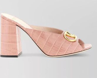 Valentino Garavani leather slides