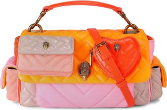 Kurt Geiger Kensington Multipocket Quilted Leather Shoulder Bag in Open Pink at Nordstrom