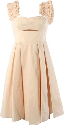 Pinko Roze Jurk - Dames - Korte kleedjes - Roze - M - Polyester - Kleedjes