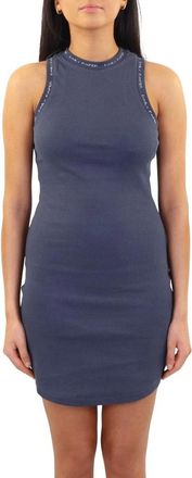 Daily Paper Clothing Kleedjes, Dames, Blauw, M, Erib Tank Jurk