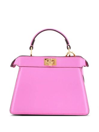 Fendi Peekaboo ISeeU Bag Leather Petite crossbody bag - Viola