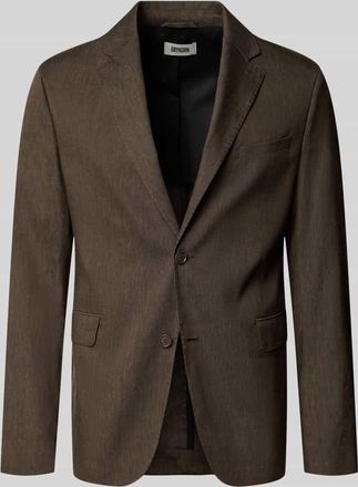 Drykorn Drykorn Slim Fit 2-Knopf-Sakko mit Pattentaschen Modell YAMES in Dunkelbraun, Gr&ouml;&szlig;e 102