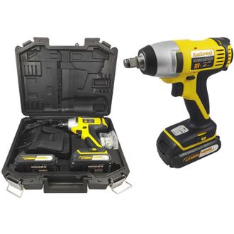 Trade Shop Trade Shop Traesio - Avvitatore a Impulsi Percussione Per Bulloni Pneumatici Cordless 180nm Eg10427