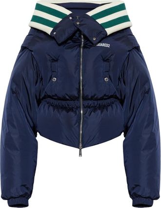 Dsquared2 Piumino con Logo - - Jackets - Donna - Blu - M