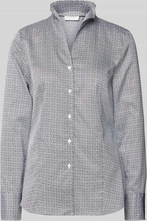 Eterna Hemdbluse mit Stehkragen in Black, Gr&ouml;&szlig;e 48