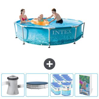 Intex Piscina Con Estructura Redonda - 305x76 Cm - 7-piezas Scb127
