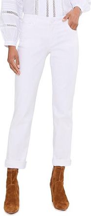 Kut from the Kloth Catherine Boyfriend in Optic White Womens Jeans Optic White : 10 26.5, Cotton/Denim/Polyester