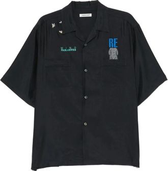 Undercover Camisa con bordados - Shirts - Hombre - Negro - L