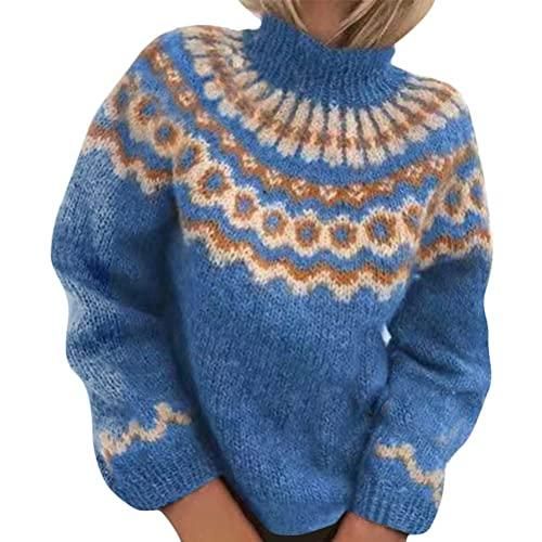 Pull Femme Col Roulé Moulant - Tricot Fin, Manches Longues, Coupe Ajustée Pour L'hiver (couleur Unie)