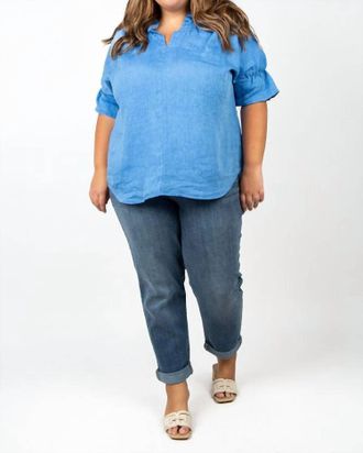Finley Crosby Shirt In Sapphire