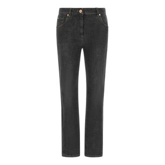 Brunello Cucinelli Mujer, Vaqueros, Gris, Talla: XL