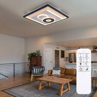 Globo Lighting Plafoniera LED lampada da sala da pranzo lampada da soggiorno, telecomando dimmerabile memory luce notturna CCT, 52W 1853 lm 2700-6000K bianco