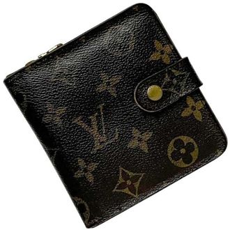 Louis Vuitton Brown Monogram Wallet (Bi-Fold) (Pre-Owned)
