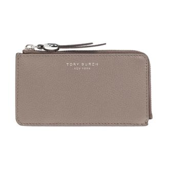 Tory Burch Tory Burch, Wallets & Cardholders, female, Beige, Size: ONE SIZE Romy Zip Card Case