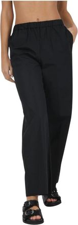 Aspesi Stijlvolle broek voor mannen - Dames - Straight fit broeken - Zwart - M - Broeken