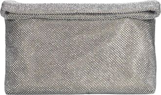 Twentyfourhaitch Clutches, female, Gray, Size: ONE SIZE Maxi Pochette