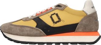 Monoway Leren en Stoffen Sneakers - Heren - Sneakers - Veelkleurig - 45 EU - Leer - Schoenen