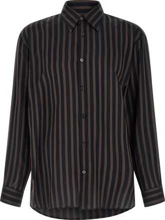 Dries Van Noten Black Copper Mens Blouse