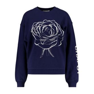 Fab By Fabienne Chapot Fabienne Chapot - Luna Sweater - Dames - Sweatshirts & Hoodies - Blauw - Maat: S Katoen