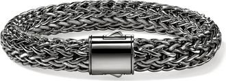 John Hardy Icon Bracelet, 10.5mm in Darkened Silver at Nordstrom, Size Medium