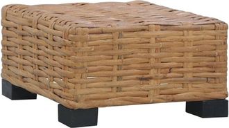 vidaXL Coffee Table 47x47x28 cm Natural Rattan Vidaxl