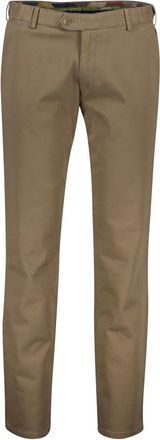 Meyer Heren, Broeken, Bruin, Maat: M Katoen