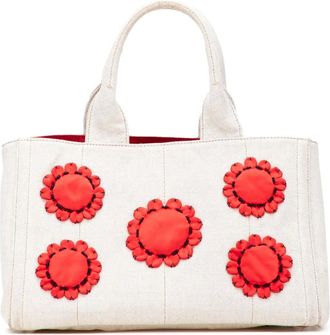 Prada Borsa tote Canapa Mistolino in tela 2013-2025 - Marrone