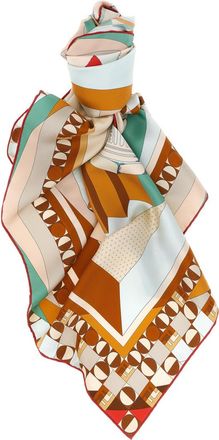 Fendi Multicolor Printed Scarf