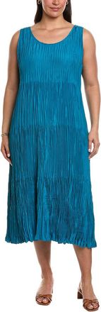 Eileen Fisher Pleated Silk Flare Dress