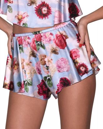 Fleur du Mal Luxe Flutter Short In Dreamy Floral