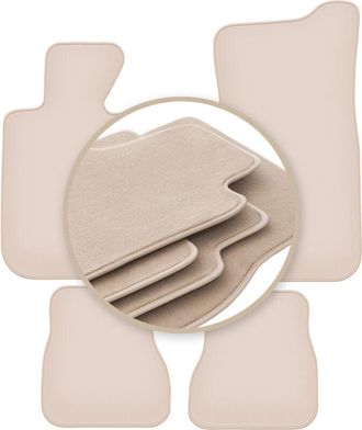 OEM Alfombrillas Premium Beige Para: Bmw 3 E30 Cabrio 1986-1993