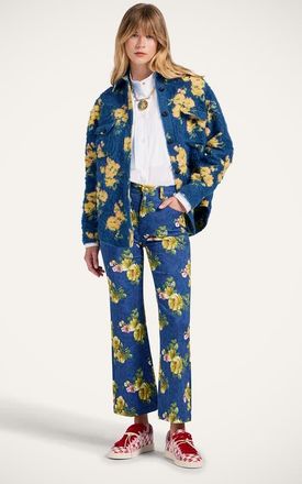 La DoubleJ Better Than Your BoyfriendS Jacket in Riptide Jacquard Navy at Nordstrom, Size X-Large