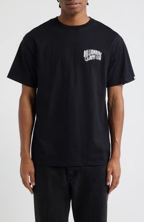 Billionaire Boys Club Curve Logo Short Sleeve Graphic T-Shirt in Black at Nordstrom, Size Xx-Large
