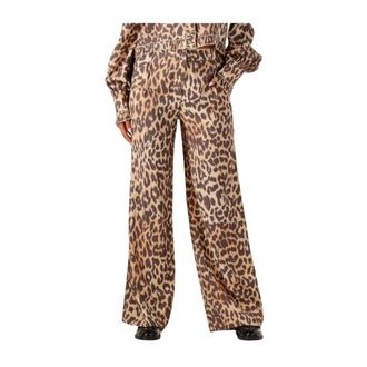 Harper & Yve Broeken, Dames, Bruin, L, Polyester, Oranje Holly-pa Broek voor Stijlvolle Herfst en Winter