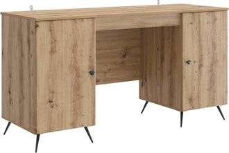 vidaXL Escritorio Roble Artisan 142,5 X 50 X 75 Cm Vidaxl