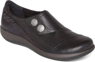 Aetrex Womens Karina Shoes In Black
