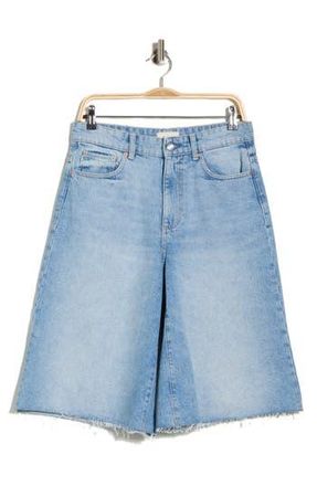DL1961 Lucila Raw Hem Denim Bermuda Shorts in Vintage Light at Nordstrom Rack, Size 24