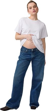 Ingrid & Isabel Short Sleeve Relaxed Tee in White at Nordstrom, Size X-Large