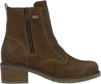 Remonte Womens Real Leather Mid Height Boots In Sattel