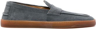 Henderson Baracco slip-on suede loafers - men - Calf Suede/Calf Leather/Rubber - 39 - Grey