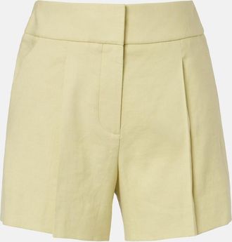 Veronica Beard Haina linen-blend twill shorts