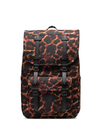 Herschel Zaino 21L Herschel Little America leopardato - Marrone
