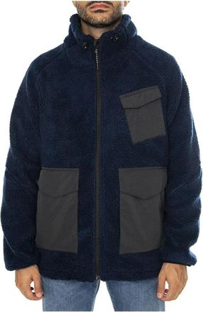 Penfield P Bear Borg Jacket - Heren - Fleece jassen - Blauw - S - Polyester - Fitness