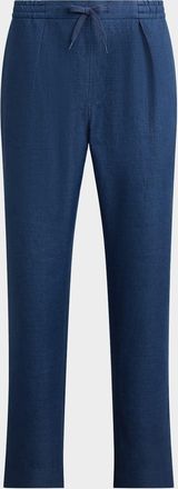 Ralph Lauren Purple Label Men & apos;s Gregory Linen Twill Straight-Fit Trousers