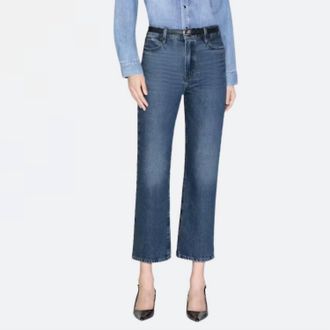 Frame Denim Le Jane Crop Jeans In Caramia