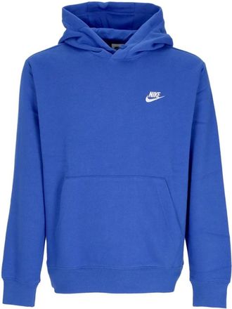 Nike Sportswear Club Fleece Hoodie - Heren - Sportshirts - Blauw - 2XL - Katoen - Fitness