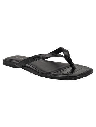 Calvin Klein Womens Womens Stelea Sandal - Black - 7H