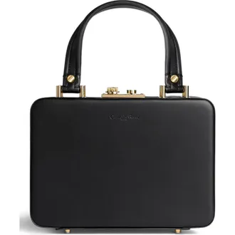Gianvito Rossi Val&igrave; Bag in Black Leather at Nordstrom