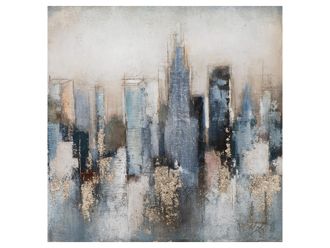 Schubiger M&ouml;bel Bild Abstrakte Skyline 2